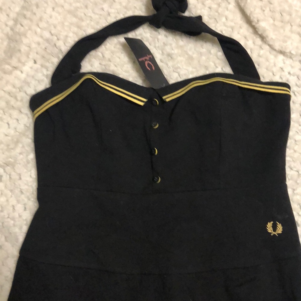 Fred Perry Amy Winehouse halter dress BNWT